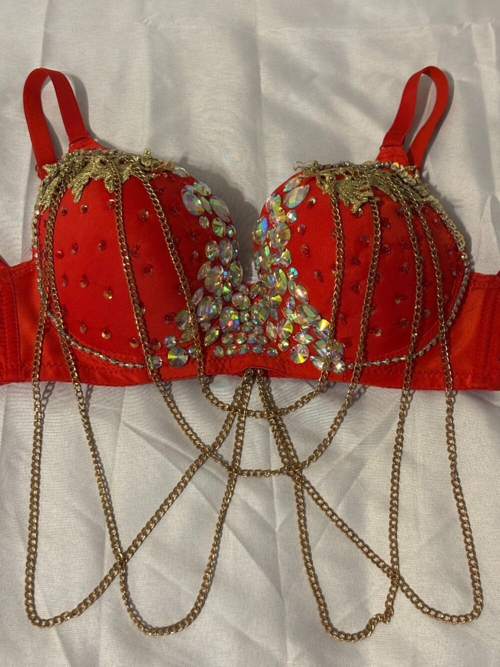 Windsor Ravishing Ringleader Chain Bra Small